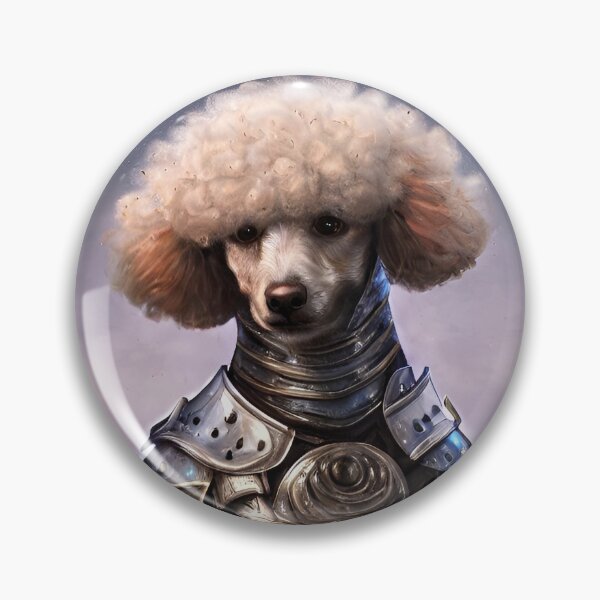 Item preview, AI Generated Art, War Poodle designed and sold by RabbitHoleMI.