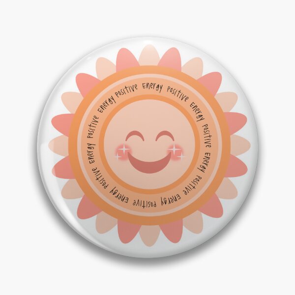 Item preview, Positive Energy Sun badge  designed and sold by MadebyCRO.