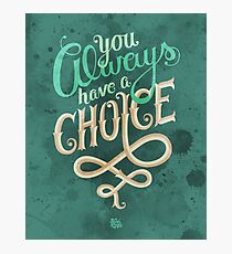 Supernatural Dean Winchester Quote Photographic Print