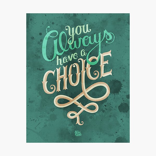 Supernatural Dean Winchester Quote Photographic Print