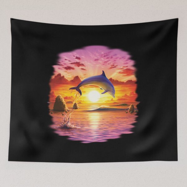 Item preview, Dolphin Dancing In Sunset designed and sold by KA DESIGNS.