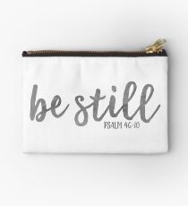 Sei still - Bibel zitieren Aquarell Studio Clutch