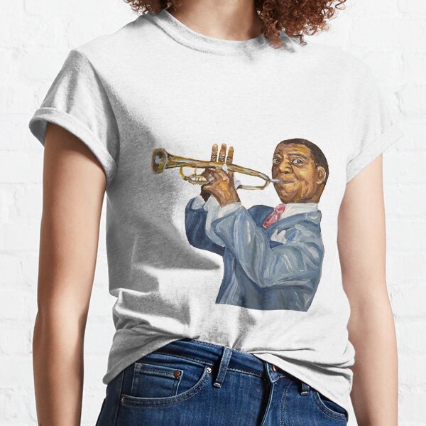 Jazzstrong tee Louis Armstrong trumpet shirt-CL – Colamaga