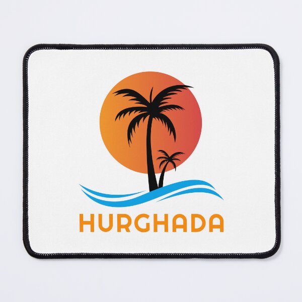 Item preview, Hurghada Egypt Sunset Palm Trees And Blue Sea Waves designed and sold by EgyptConnection.