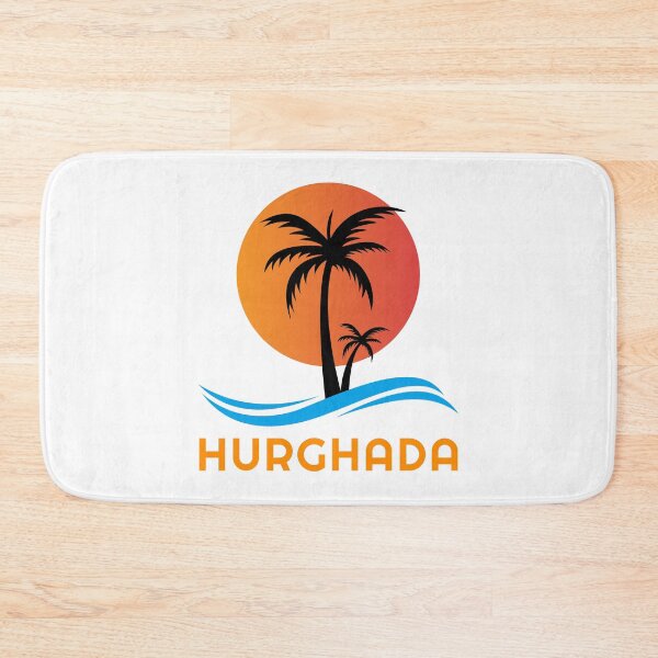 Item preview, Hurghada Egypt Sunset Palm Trees And Blue Sea Waves designed and sold by EgyptConnection.