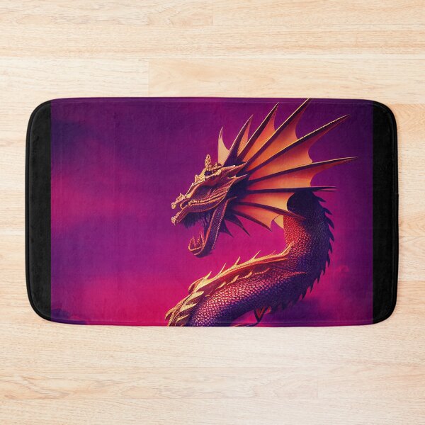 Item preview, Fierce Fantasy Dragon Against A Sunset Sky designed and sold by Cannabliss Shop.