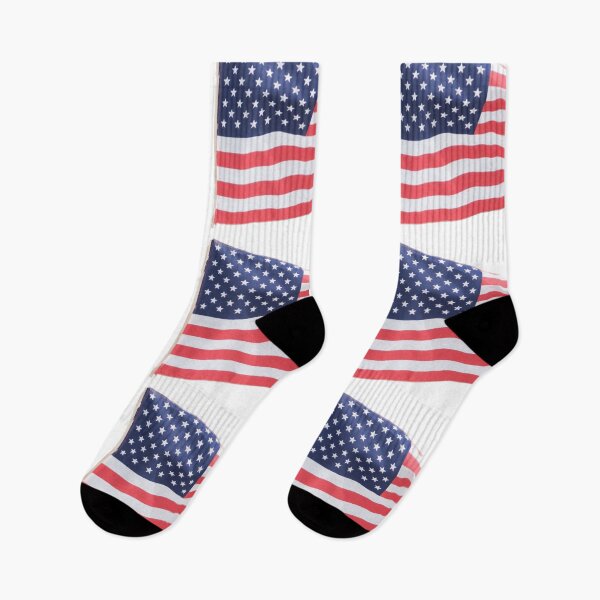 Item preview, American stars and stripes flag isolated on white, in breeze. designed and sold by Brian Scantlebury.