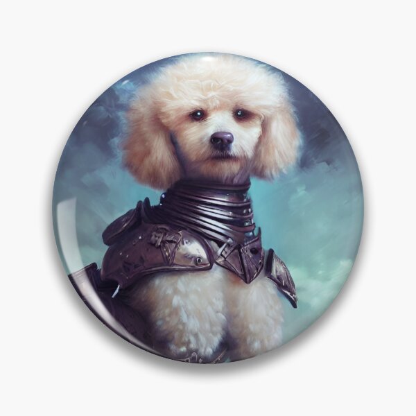 Item preview, AI Generated Art, War Poodle designed and sold by RabbitHoleMI.