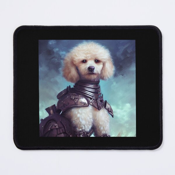 Artikelvorschau, AI Generated Art, War Poodle entworfen und verkauft von RabbitHoleMI.