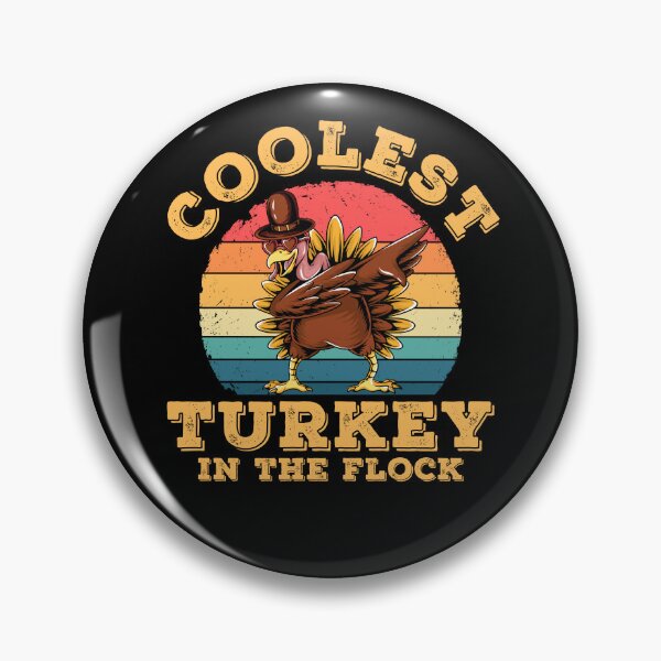 Artikelvorschau, Funny Turkey Thanksgiving Kühlster Truthahn in der Herde entworfen und verkauft von ohmier.