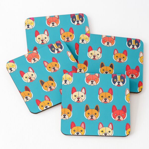 Item preview, Colorful Dog Wallpaper designed and sold by Dreaming Pixels.
