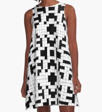 Crossword Game! A-Line Dress