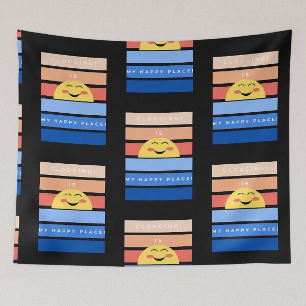 Item preview, Clogging is My Happy Place Sunset. Gift for Clogger. Large Picture designed and sold by SherylThomas223.