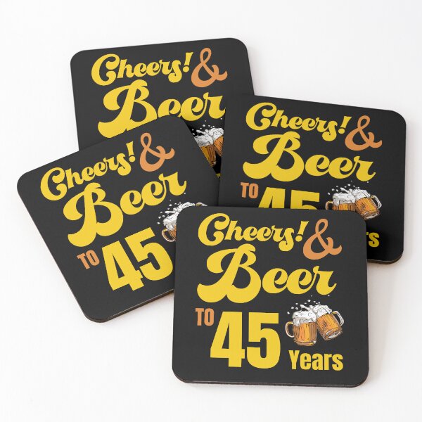 Item preview, Cheers & Beer To 45 Years Old Birthday Squad Matching Gift For Bee Lover designed and sold by 27th-Tee.