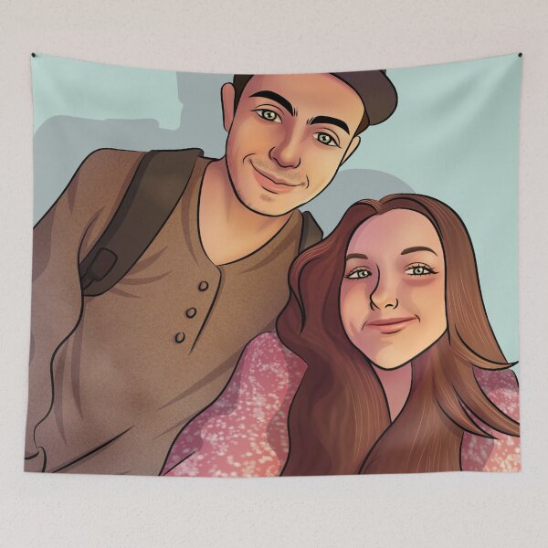 Item preview, Couple Commissioned Artwork designed and sold by Kyna Arts.