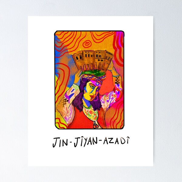 Item preview, Jin Jiyan azadi art designed and sold by Dika13.