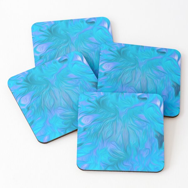 Item preview, Maple Tree in Turquoise and Azure designed and sold by fatenanwar.