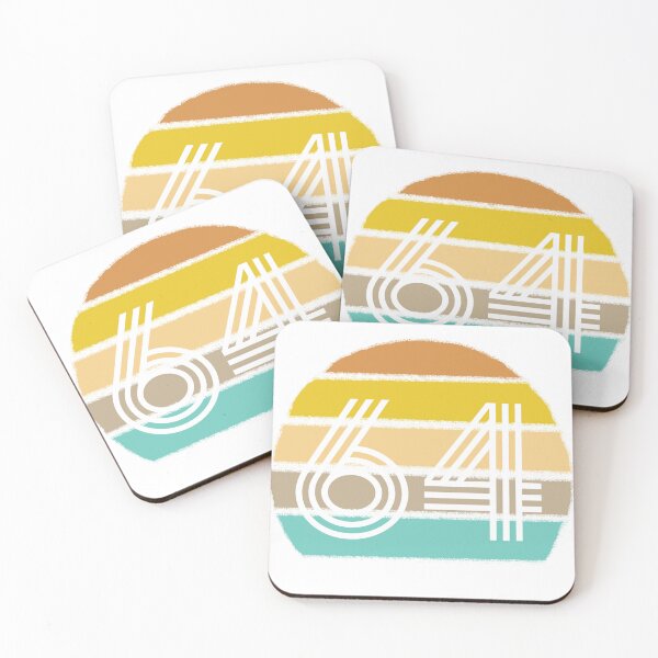 Item preview, Number 64 on Retro Sunset designed and sold by rhombusOnion.