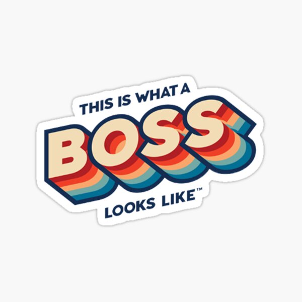 BOSS COVER Sticker