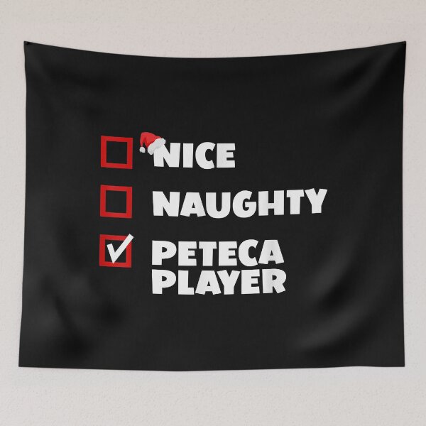 Item preview, Funny Christmas Nice Naughty Peteca Player Xmas Joke designed and sold by IsraelCastro.