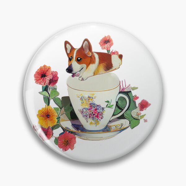 Item preview, Leaping Corgi  designed and sold by Paint-of-Heart.