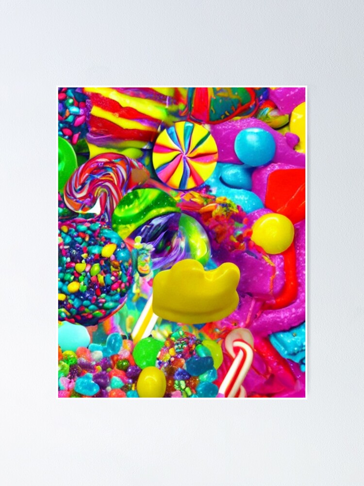 "Candy store Candy dress collage lollipop gumdrop rainbow sprinkles