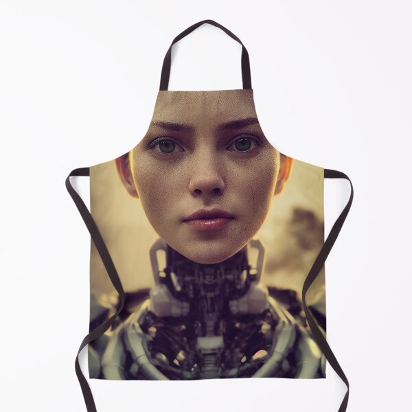 Item preview, Girl robot portrait  designed and sold by Dreaming Pixels.