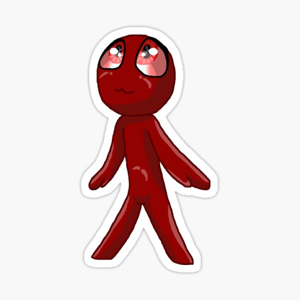 Red from rainbow friends in sculk