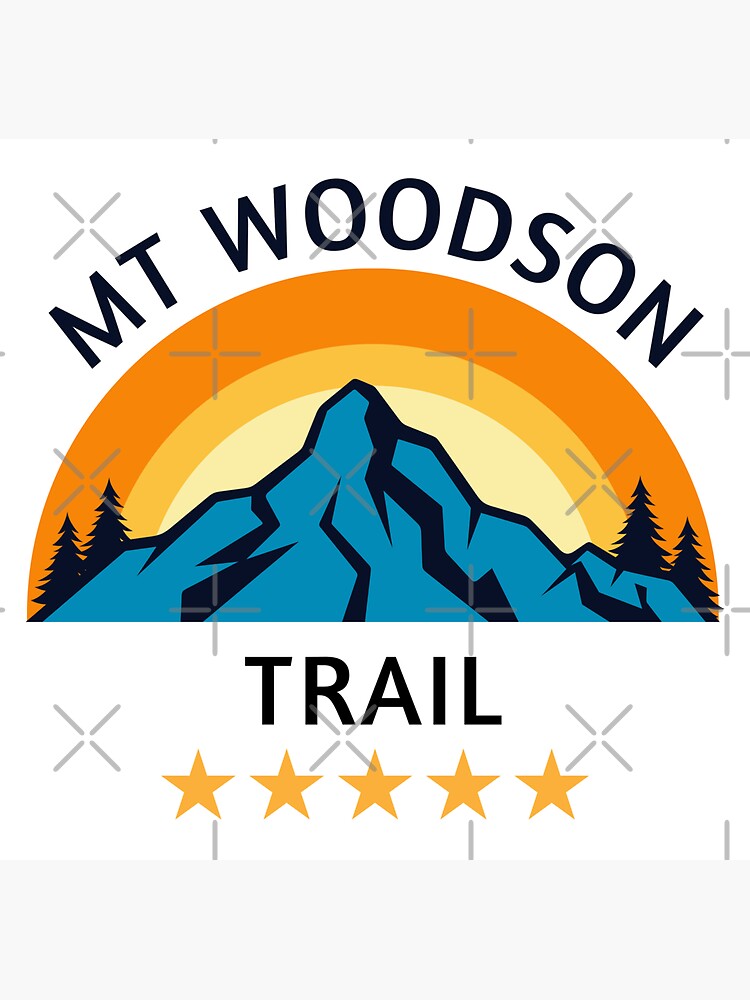 "Mt Woodson Trail Poway" Sticker for Sale by MtWoodsonSales Redbubble