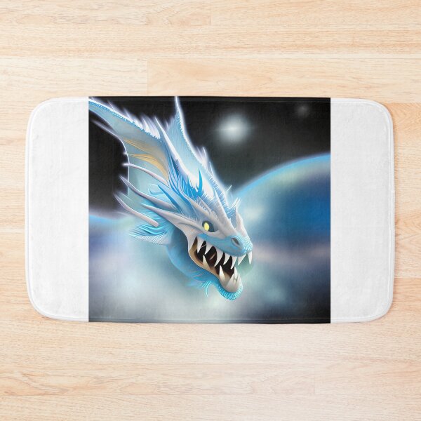 Item preview, Ice Dragon in Outer Space designed and sold by dragynrain.