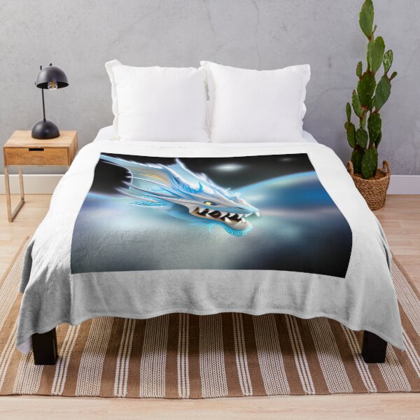 Item preview, Ice Dragon in Outer Space designed and sold by dragynrain.