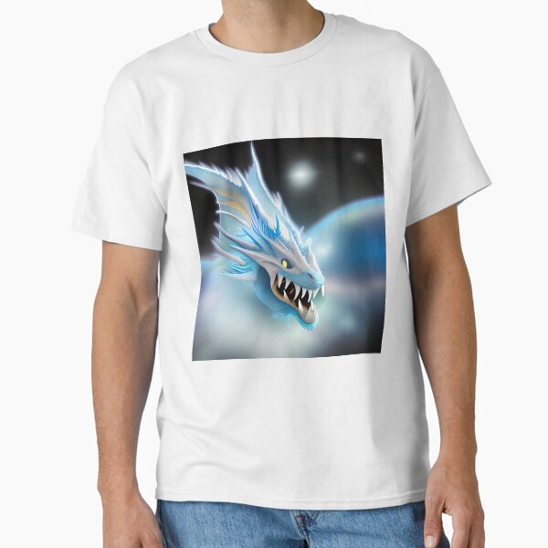 Ice Dragon in Outer Space Classic T-Shirt