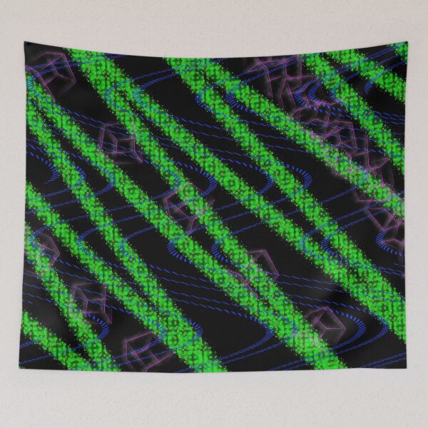Item preview, Trippy Space Geometrical Zig Zag Pattern v2 designed and sold by that5280lady.