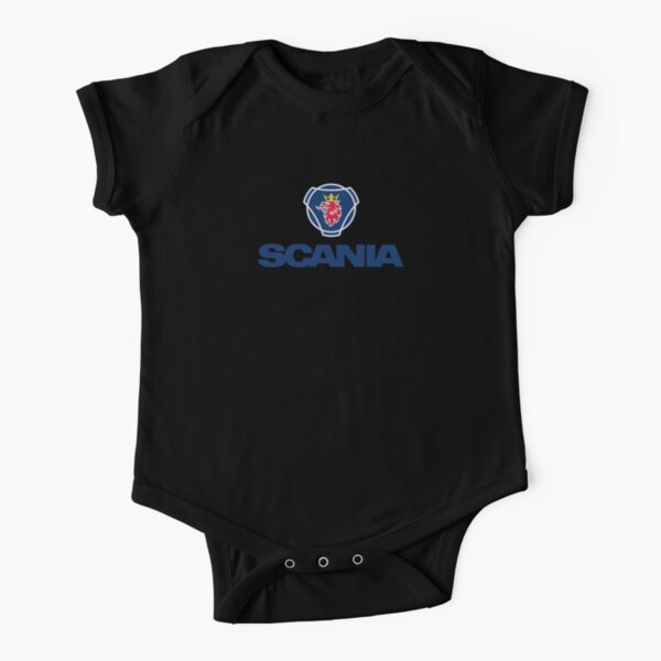 Skript-Logo-Löwen-LKW Baby Body Kurzarm