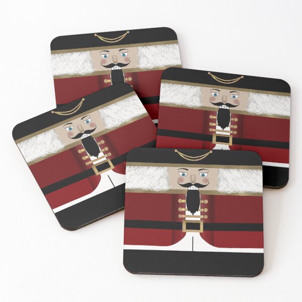 Item preview, Christmas nutcracker, red white black  designed and sold by Inktown.