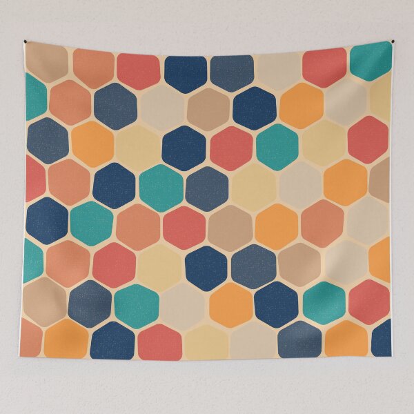 Item preview, Hexagons (Autumn Palette) designed and sold by Blue-Banana.