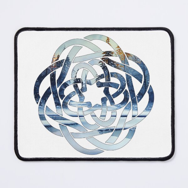 Item preview, Winter Waterways Celtic Knot designed and sold by damonasplace.