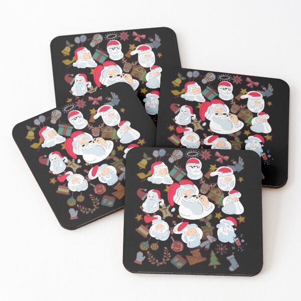 Item preview, Doodle Santa Portraits with a Christmas Theme Santa Squad designed and sold by hadkhanong.