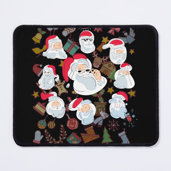 Item preview, Doodle Santa Portraits with a Christmas Theme Santa Squad designed and sold by hadkhanong.