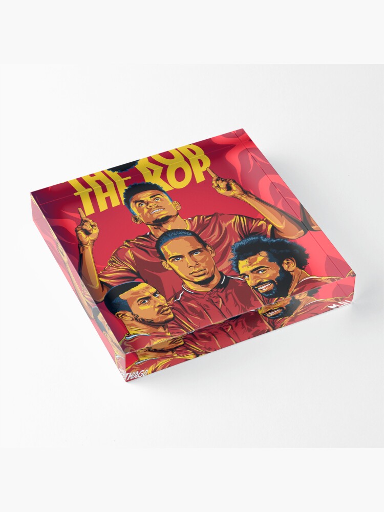 Alternate view of The Guardian of Liverpool Acrylic Block