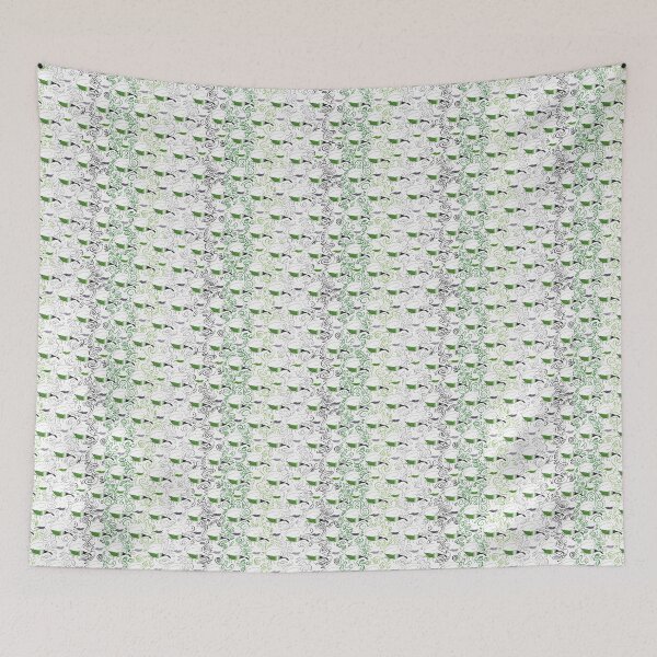 Item preview, Tiling Green, Grey, and Black Aromantic Neocaridina Freshwater Shrimp designed and sold by SnowAfterFyre.
