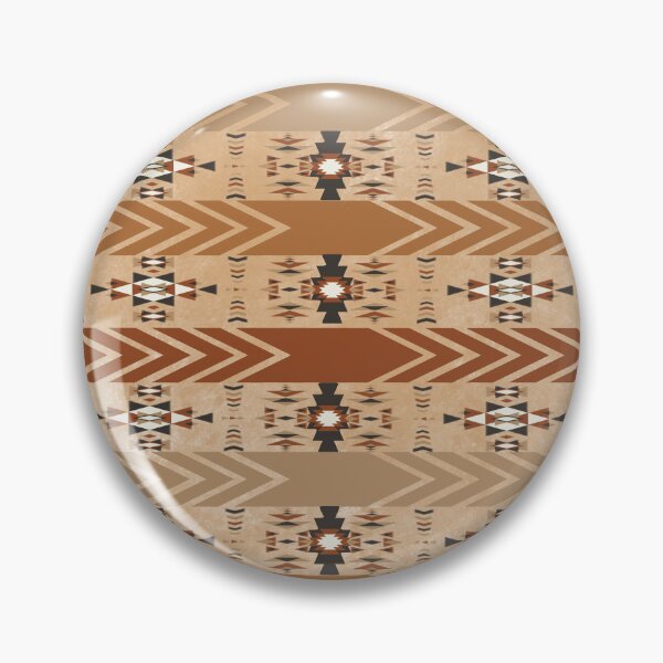 Item preview, Western Tribal Pattern In Brown And Blacks designed and sold by handsoftime2020.