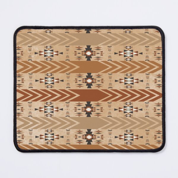 Item preview, Western Tribal Pattern In Brown And Blacks designed and sold by handsoftime2020.