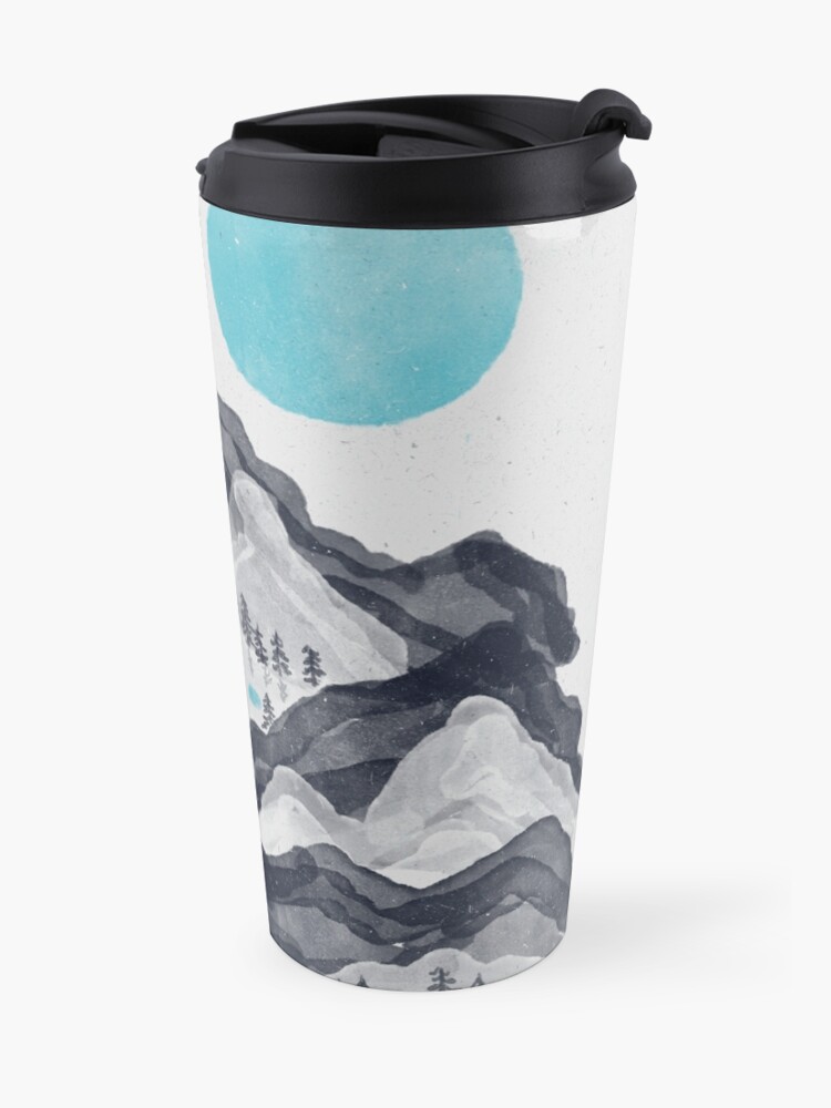 Alternate view of The Sun in Moon Lake... Travel Coffee Mug