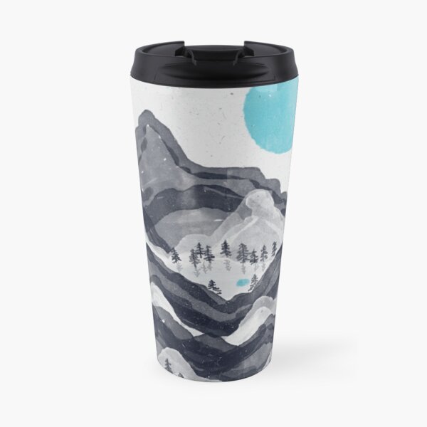 The Sun in Moon Lake... Travel Coffee Mug