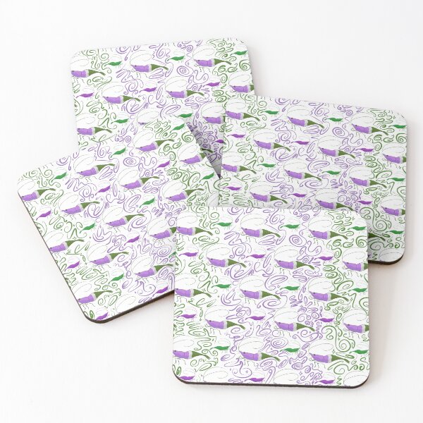 Item preview, Tiling Purple and Green Genderqueer Neocaridina Freshwater Shrimp designed and sold by SnowAfterFyre.