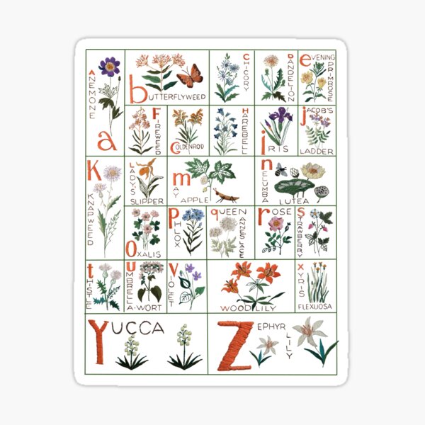 Alphabet Embroidery Stickers for Sale