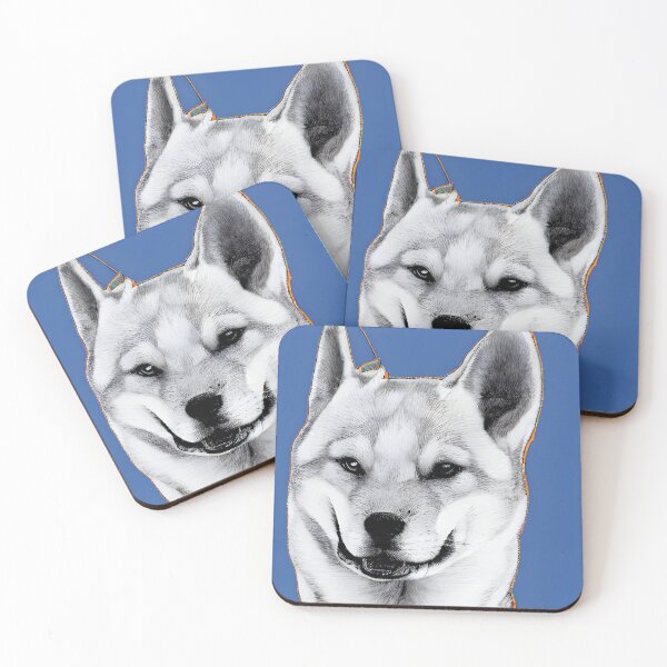 Item preview, Shiba Inu portrait - dog art painting #4 designed and sold by supeart.