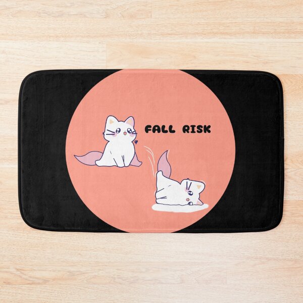 Item preview, Fall Risk disability awareness cute cat designed and sold by ArtRarities.