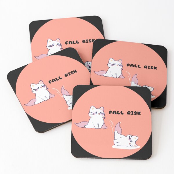 Item preview, Fall Risk disability awareness cute cat designed and sold by ArtRarities.